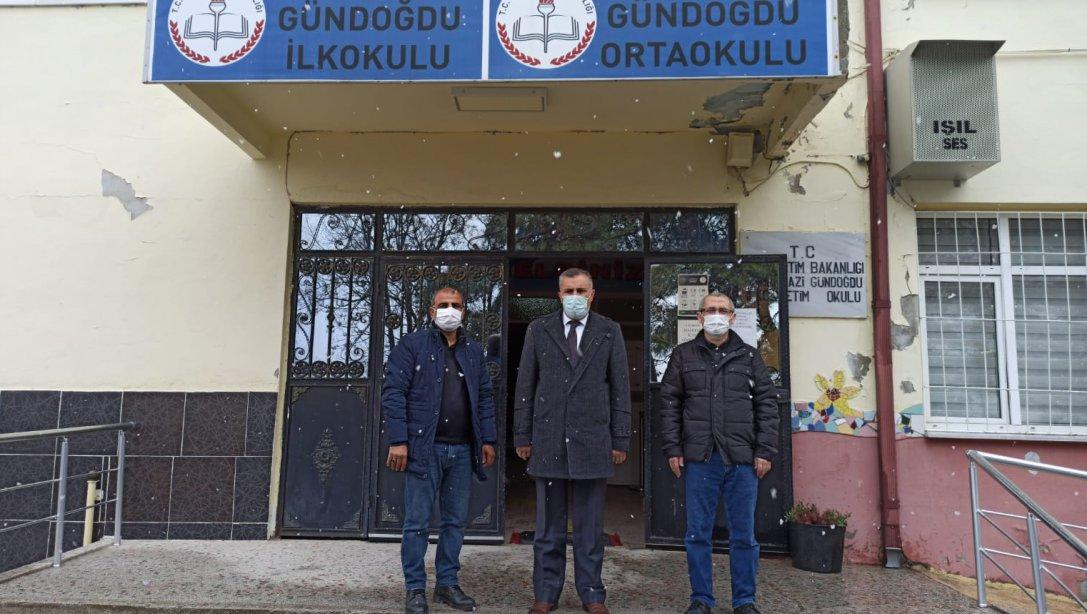 İlçe Milli Eğitim Müdürü Gürhan ÇOKGEZER Gündoğdu İlkokulu ve Ortaokulunu Ziyaret Etti