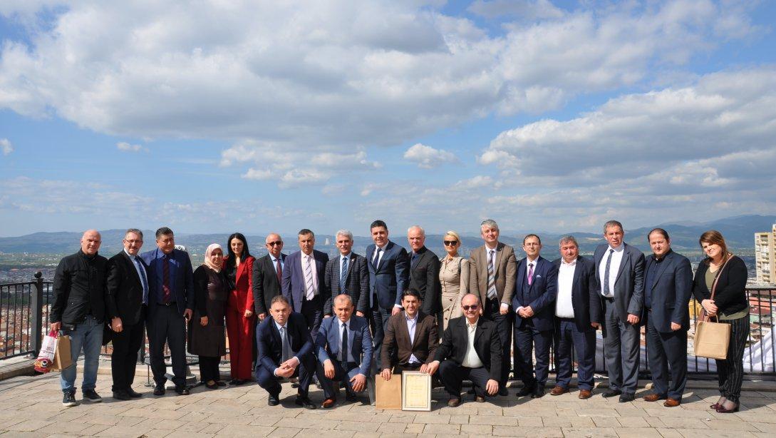 Kosova Gilan Eğitim Müdürü Nazim GAGİCA ve Beraberindeki Heyete Şehrimiz Tanıtıldı