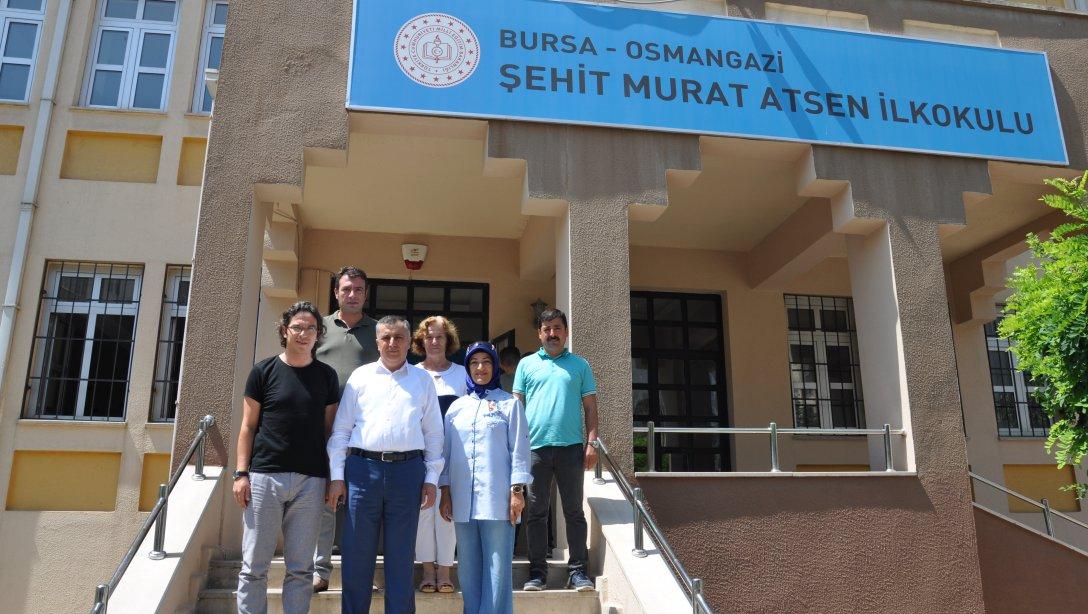 İlçe Milli Eğitim Müdürümüz Sn. Gürhan ÇOKGEZER, Şehit Murat Atsen İlkokulu'nu ziyaret etti. 