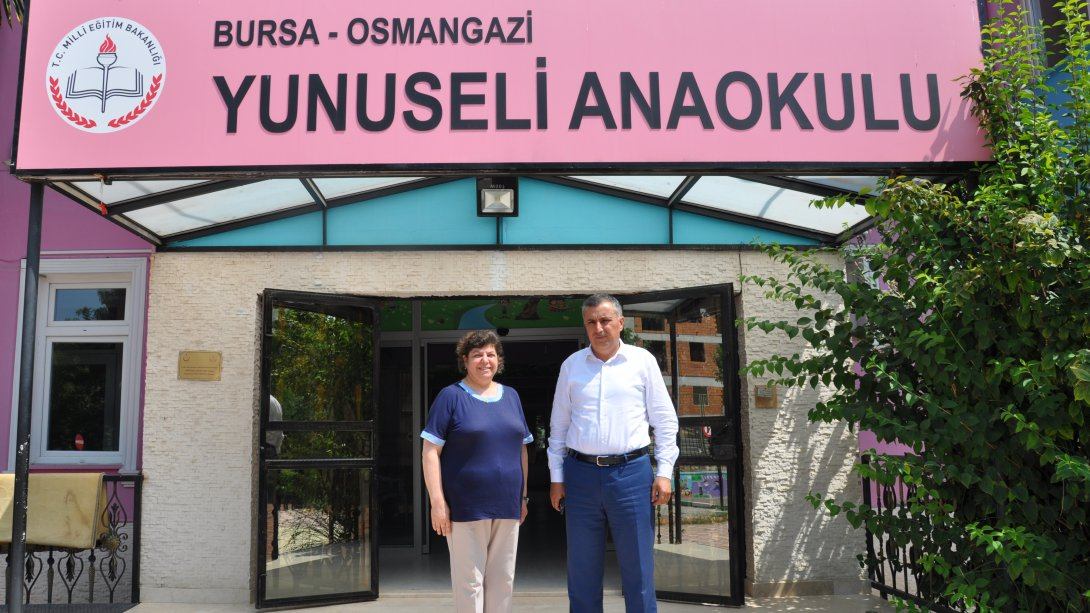 İlçe Milli Eğitim Müdürümüz Sn. Gürhan ÇOKGEZER'in, Yunuseli Anaokulu'na ziyareti