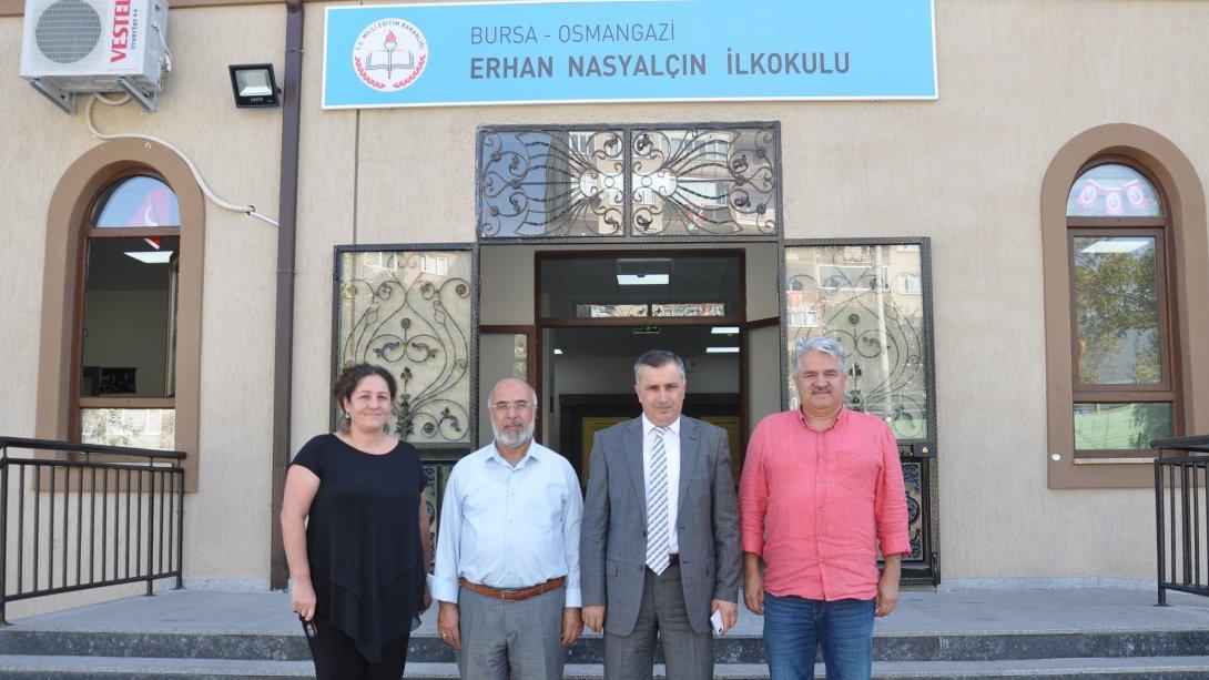 İlçe Milli Eğitim Müdürümüz Sn. Gürhan ÇOKGEZER, İlçemiz Erhan Nasyalçın İlkokulu'nu ziyaret etti. 