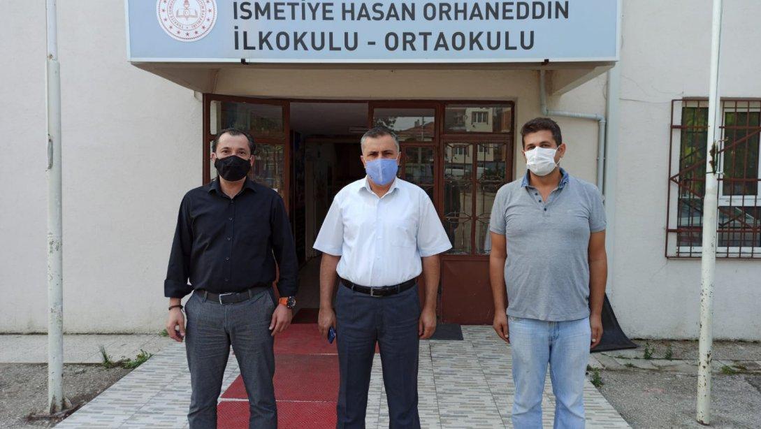 İlçe Milli Eğitim Müdürü Gürhan ÇOKGEZER'den  İsmetiye Hasan Orhaneddin İlkokulu ve Ortaokuluna Ziyaret