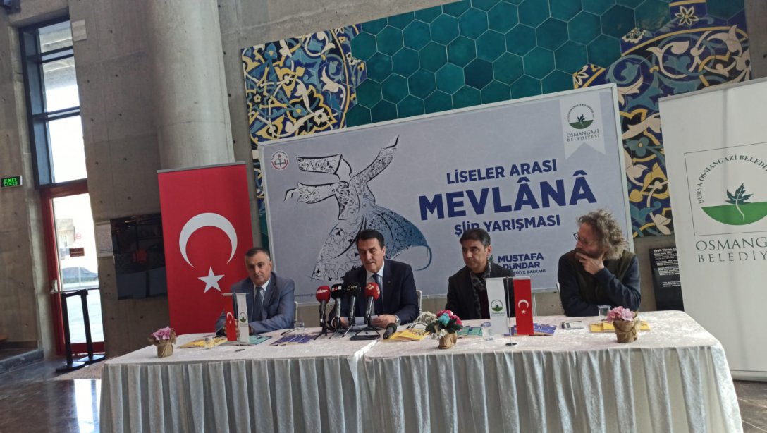 Osmangazi Belediyesinin Düzenlediği Mevlana Şiir Yarışması'nda kazananlar belli oldu.